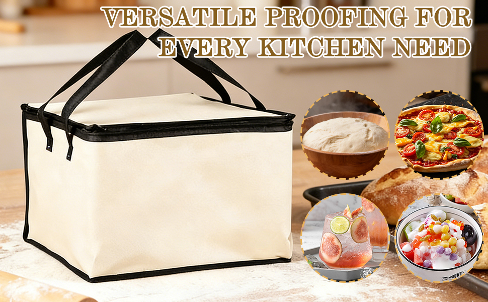 Aulaned Folding Bread Proofing Box
