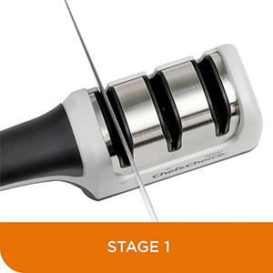 Chef&amp;#39;sChoice 4643009 3 Stage Manual Knife Sharpener