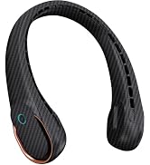 FrSara Neck Fan, Portable Personal Fan Strong Wind, 5200mAh, Air Volume,360° Cooling, No Hair Twi...