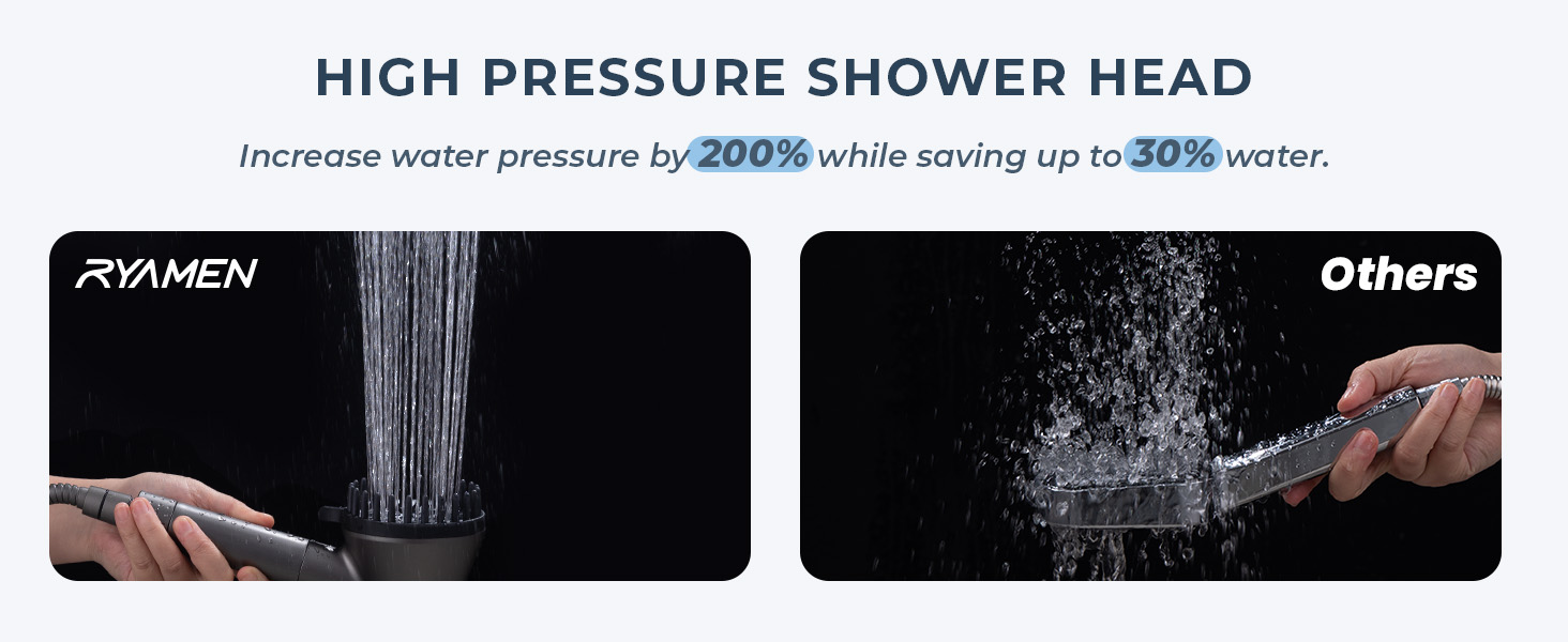 high pressure shower head