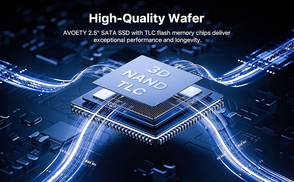 Enjoy superior performance with high-quality TLC NAND flash
