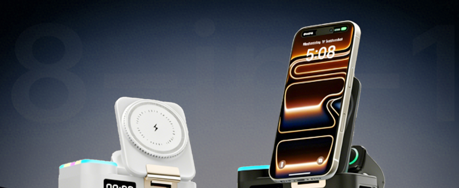 7 in 1 wireless charging station
