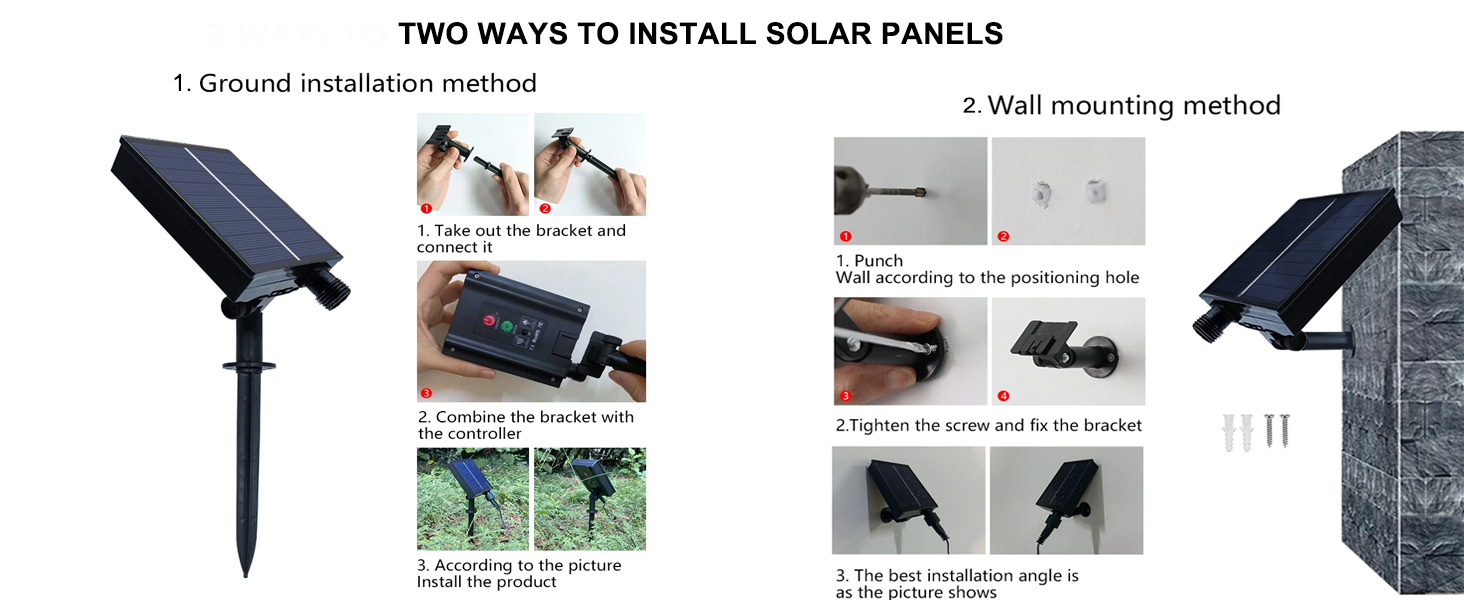 solar led strip lights outdoor