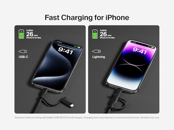 USB-C Cable Lightning Connector