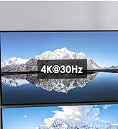WAVLINK USB C to Quad HDMI 4K Adapter, Universal USB A to HDMI Docking Dual Triple Display Statio...