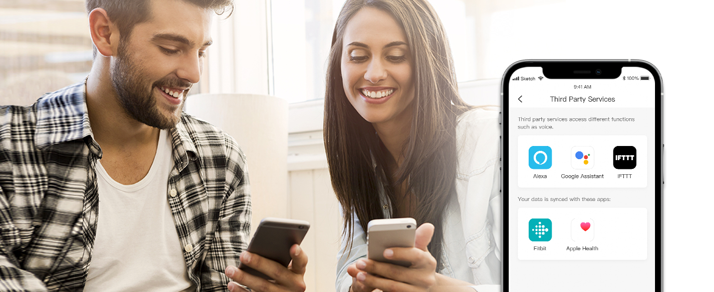 Just one click share, you can share with friends, coaches, doctors, or other apps.