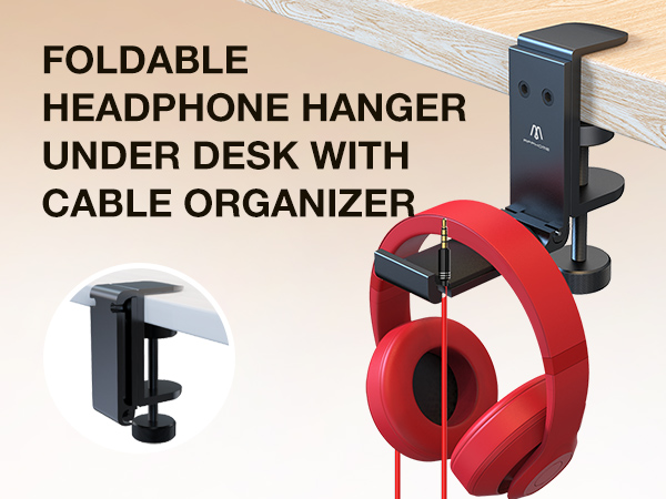 Headphone Hook Desk