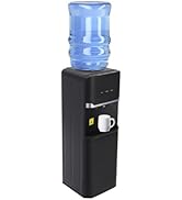 Water Dispenser, Top Loading Water Dispenser with LED Display/Child Safety Lock/Anti-Dry, Water C...