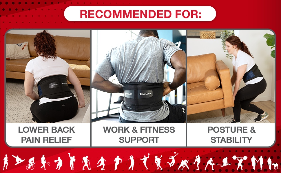 Recommended for Relief, Support, Posture