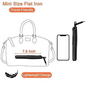 travel straightener mini portable small hair straightener travel straightening iron