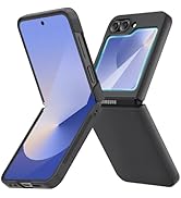 Ruky for Z Flip 6 Case, Full Body Cover Hard PC Ultra-Thin Anti-Scratches Shockproof, Support Wir...