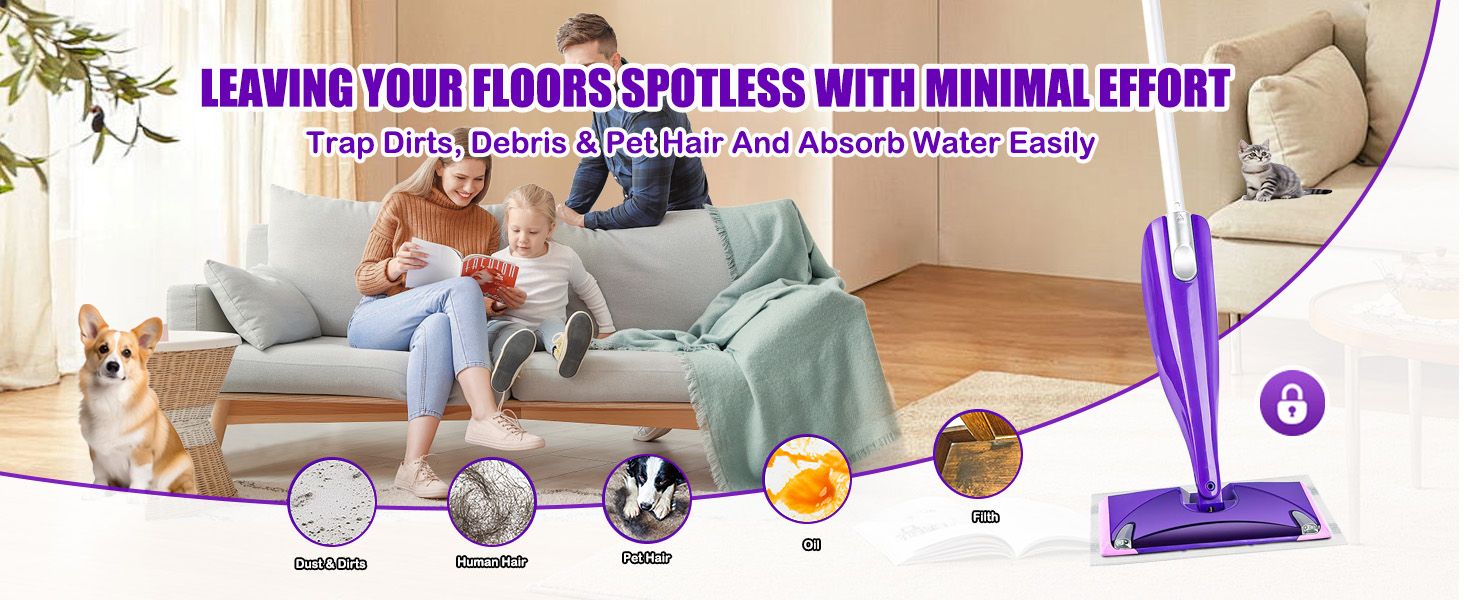 LEAVING YOUR FLOORS SPOTLESS WITH MINIMAL EFFORT