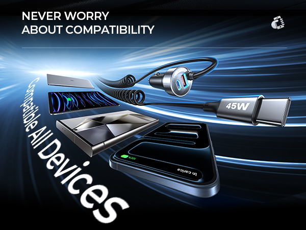 90W Fast Charging Car Charger