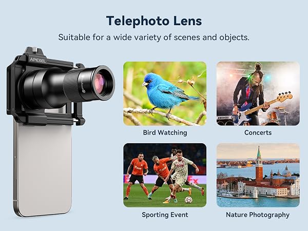 TM6 6X Telephoto Lens &amp; 150mm Macro Lens