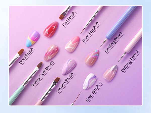 beetles nail brushes
