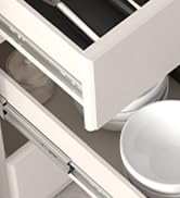 Lifewit Large Silverware Drawer Organizer, Expandable Utensil Tray for Kitchen, BPA Free Flatware...