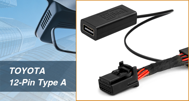 2015-2023 Toyota Tacoma Highlander Tundra Sienna Dashcam Power Adapter