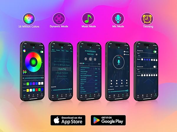 Bluetooth APP Cotrol LED Lights