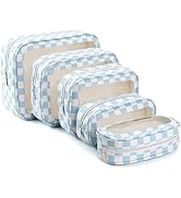 YOPCDJ 5PCS Diaper Bag Organizer Pouch Set, TSA Approved Toiletry Bag,Clear Waterproof TPU Makeup...