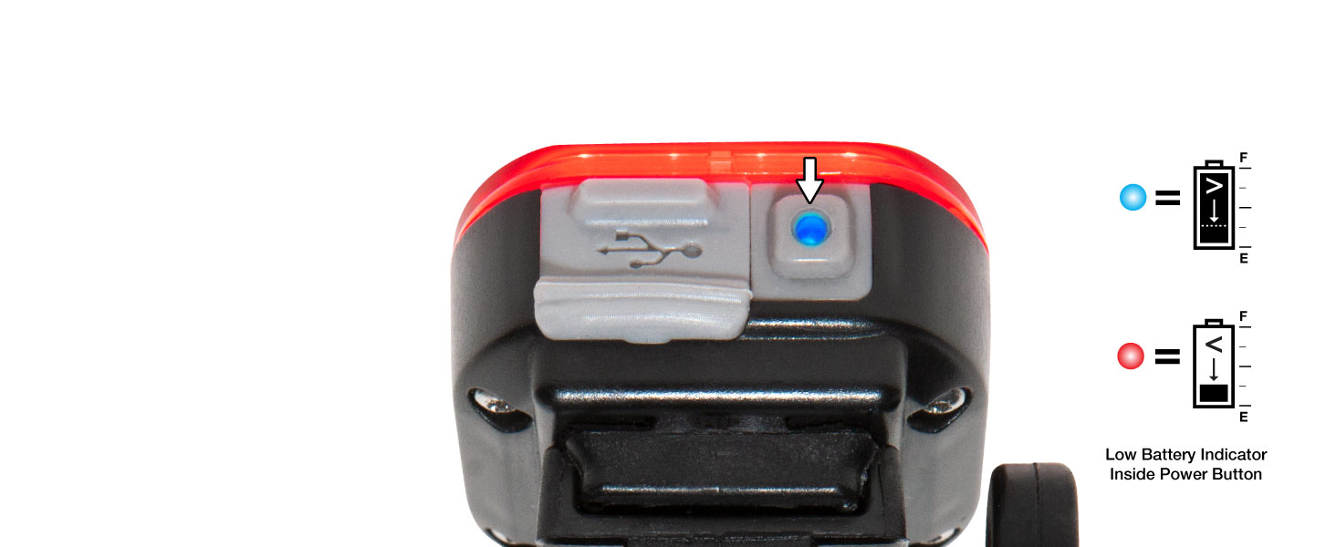 USB-C Rechargeable front bike light sealed charging port fast charge time