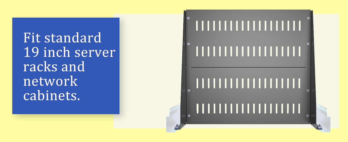 Deep Adjustable Universal Rack Mount Cantilever Tray for 19&amp;#34;