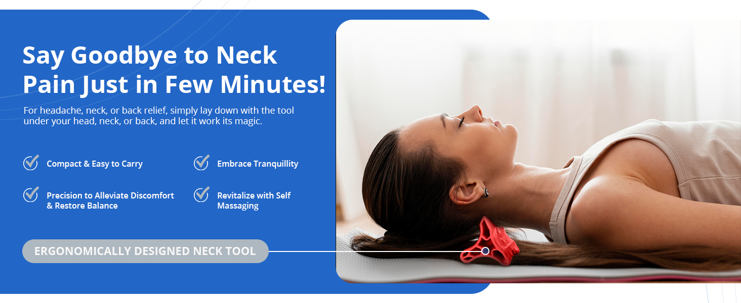 neck tension reliever, Davinici Tool, neck massager
