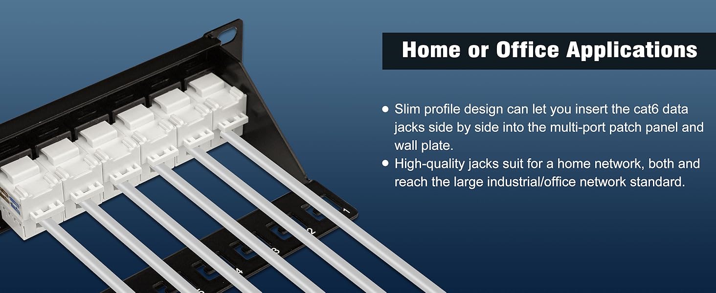 Iwillink Universal RJ45 Keystone Jacks