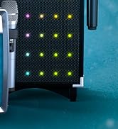 MASINGO Karaoke Machine for Adults and Kids, 40W Speaker with 8" Woofer, 2 Wireless Microphones, ...