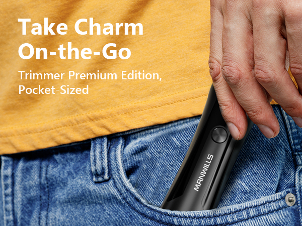 Take Charm On-the-Go Trimmer Premium Edition, Pocket-Sized