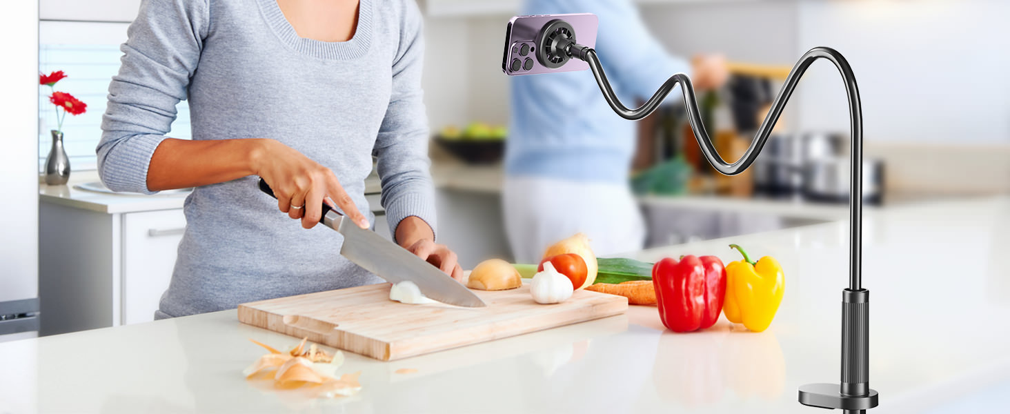 Gooseneck Phone Holder for Bed