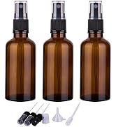 hmaimas 2oz Amber Glass Spray Bottles for Essential Oils, Small Empty Spray Bottle, Fine Mist Spr...