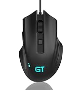 Wired RGB Gaming Mouse, RaceGT Ergonomic Mouse with 7 Backlight RGB Lighting Modes, up to 3600 DP...