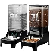 Marchul 7L Automatic Dog Feeder Large Breed and 8L Automatic Gravity Pet Water Dispenser with Pat...