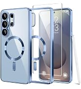Magnetic for Samsung Galaxy S26 Ultra Case with Screen Protector | [Compatible with MagSafe][Full...