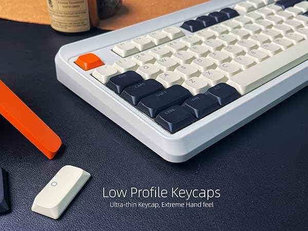 Womier Low Profile Keycaps - Shine Through PBT Key caps