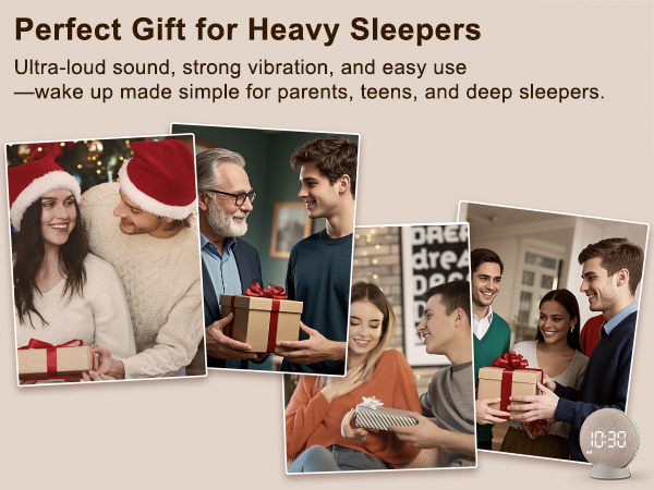 vibrating alarm clock for heavy sleepers