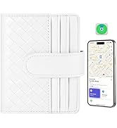 Smart Women Wallet with Find My, Wallet Tracker, RFID Blocking Bifold Credit Card Holder, Left-Be...
