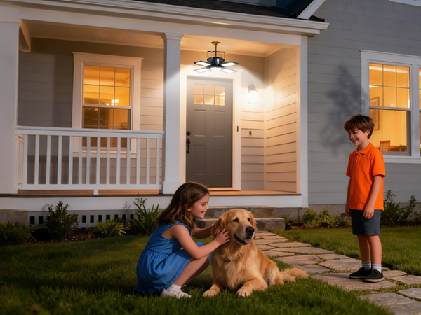 solar light for shed interior