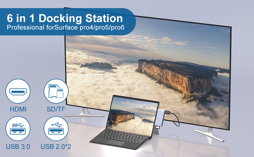 surface pro 6 docking station