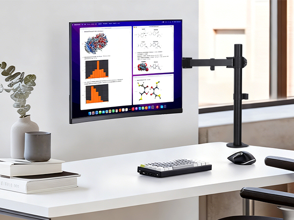 single monitor desk mount