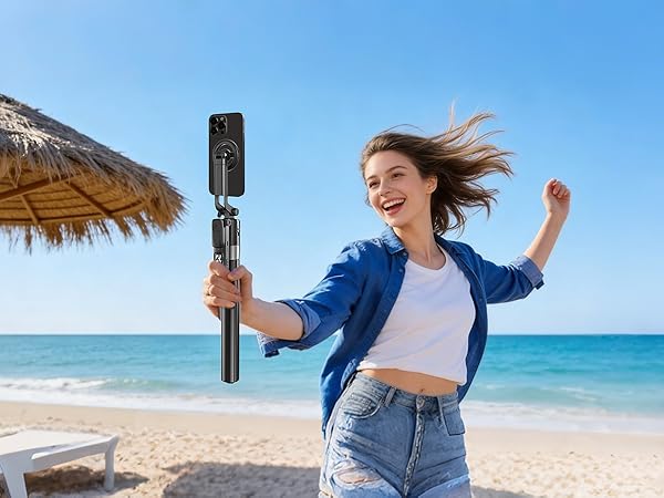 selfie stick tripod with remote