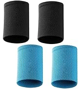 Toddmomy 2 Pairs Chilling Ice Silk Gauntlets iced Wrist Guards Frog tog Cooling Towel Cool Neck W...