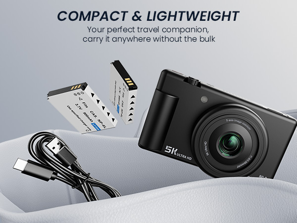 True 5K Digital Camera for Photography