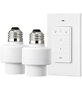 DEWENWILS Remote Control Light Socket, Wireless Light Switch for Pull Chain Light Lamp Fixtures, ...
