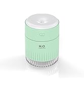 Small Humidifiers for Bedroom 350ml Mini Portable Humidifier for Travel Plants Humidifier, Humidi...