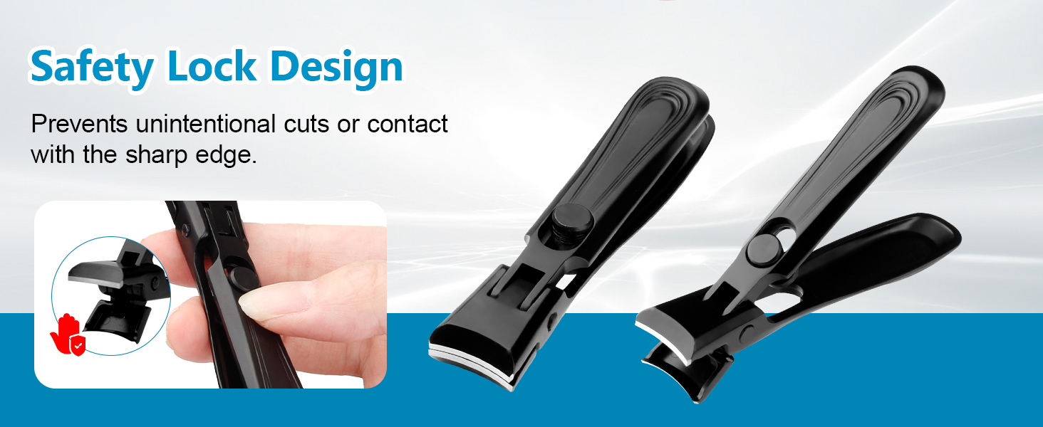 Black Nail Clipper for Seniors