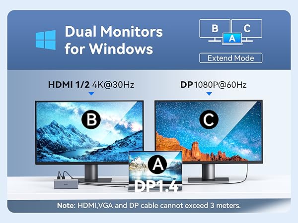 docking station 3 monitor 2 hdmi dual hdmi usb c to dual hdmi adapter dual monitor adapter
