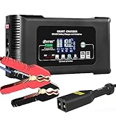 Premium 36V and 48V Golf Carts Charger,18Amp Smart Charger with Voltage Display, 36V-18Amp/48V-13...