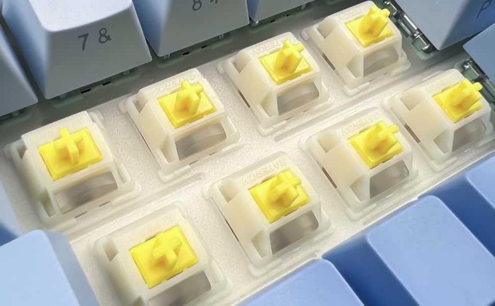 Milky Yellow Pro V3 Keyboard Switches