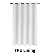 TPU lining no hook shower curtain